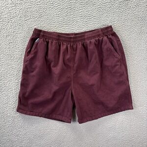 Crazy‎ Shirts Hawaii Shorts Mens XXL 2XL Burgundy Fig Dyed Cotton Beach